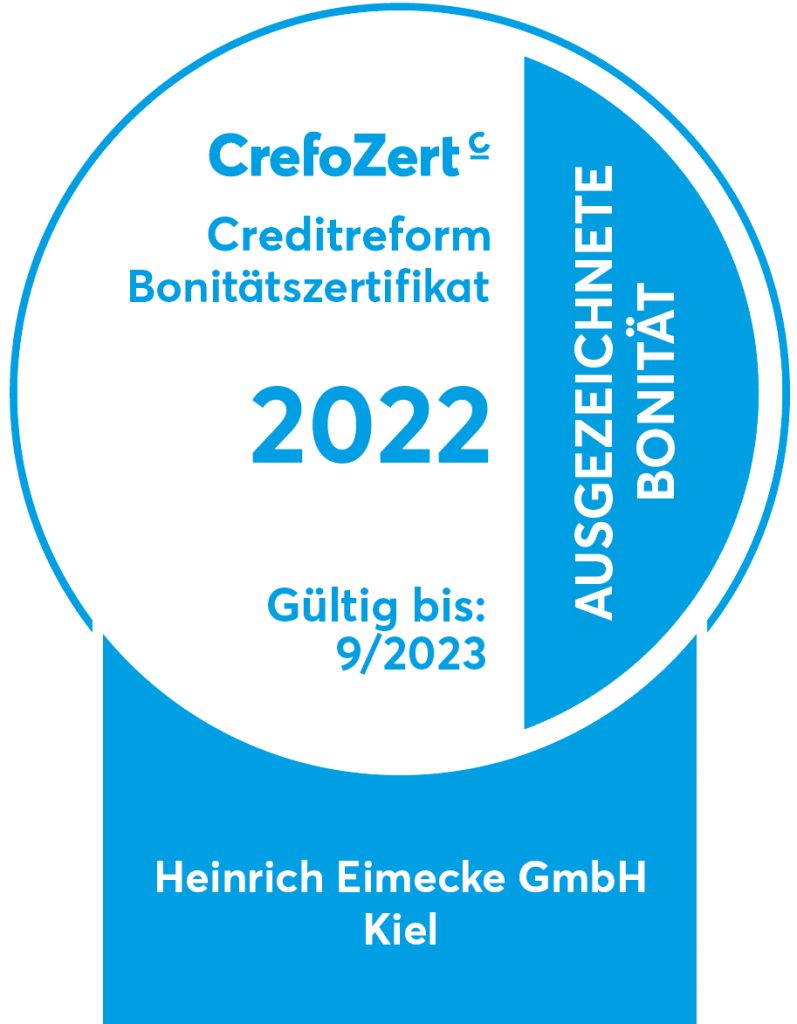 Crefo-Zert_Siegel_Kunde Heinrich Eimecke GmbH
